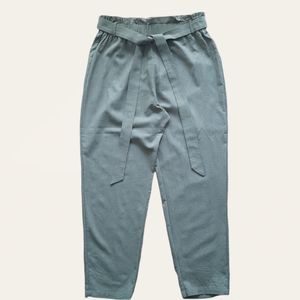 Paperbag Waist Pants Medium Olive